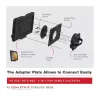 Handle RAM Mounts GDS Roto-Mag Melns Composite 8 inch