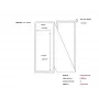 Capture termo kuģa etiķetes 105 x 220 mm CA-LB7000 – tiešās termoprintēšanas etiķetes sūtījumiem