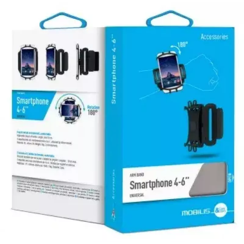 Rokas siksnas futrālis Mobilis ARM BAND 4-6IN