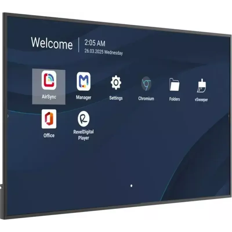 Viewsonic 75 collu 4K komerciālais displejs ar ProAV integrāciju