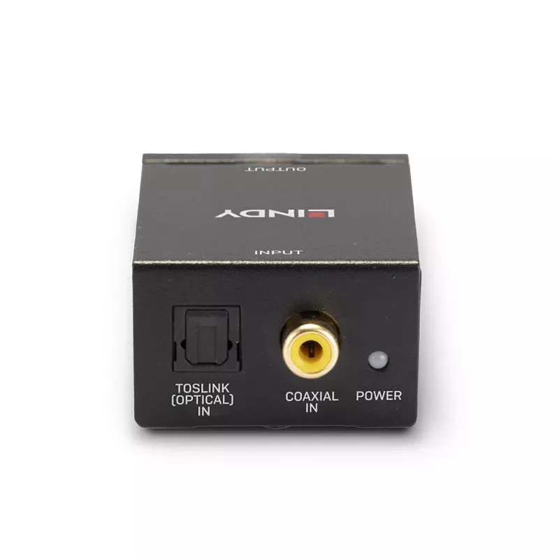 Lindy TosLink (optiskais) un koaksiālais uz Phono DAC