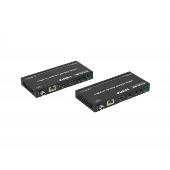 HDBaseT pagarinātāja komplekts VivoLink VLHDMIEXT150 18 Gbps 4K pa vienu Cat kabeli