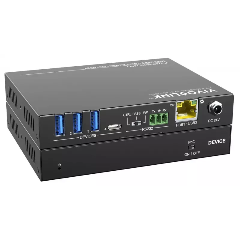 KVM paplašinātājs Vivolink VLUSB3EXT100D USB 3.0 100m