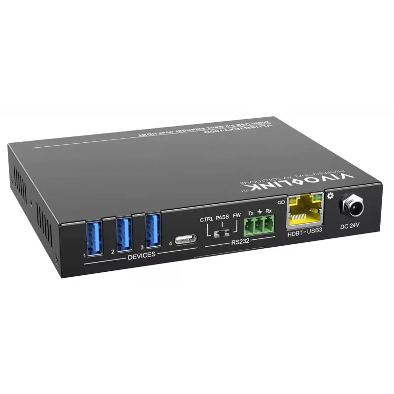KVM paplašinātājs Vivolink VLUSB3EXT100D USB 3.0 100m