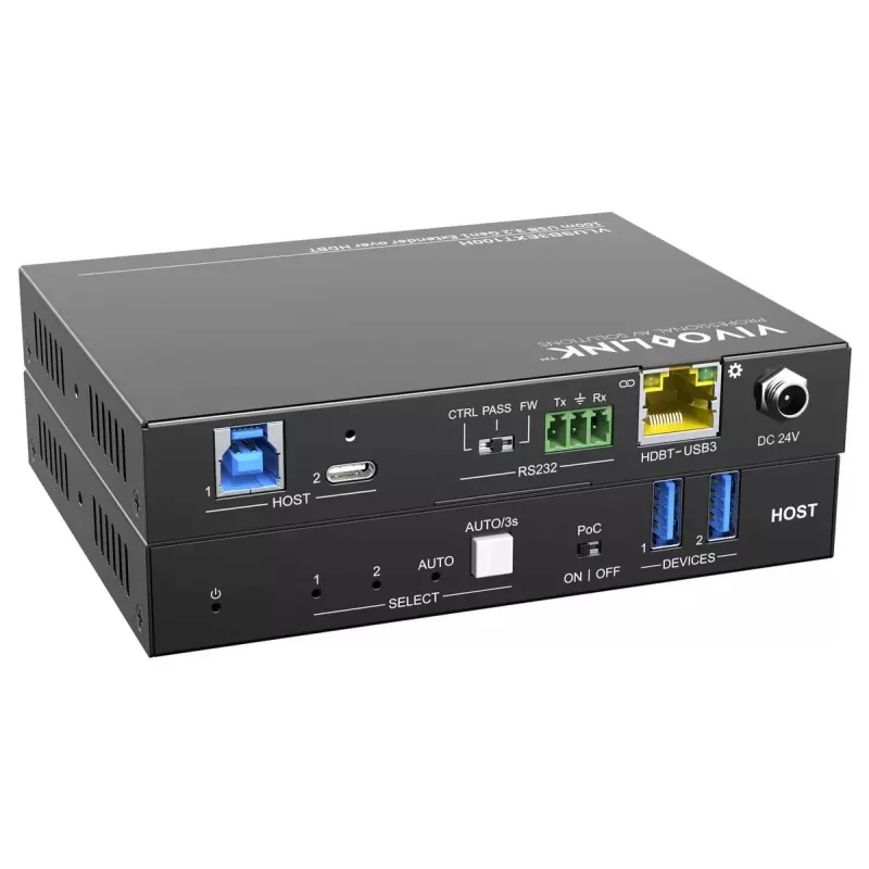 KVM paplašinātājs Vivolink VLUSB3EXT100H USB 3.0 100m