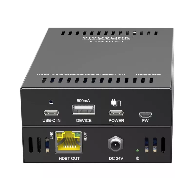 KVM paplašinātājs Raidītājs un uztvērējs Vivolink VLUSBCEXT151 HDMI USB Vadu 70m