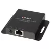 Raidītājs un uztvērējs Lindy 70m Cat.6 4 Port HDMI 4K30 un IR sadalītāja pagarinātājs ar cilpas izeju
