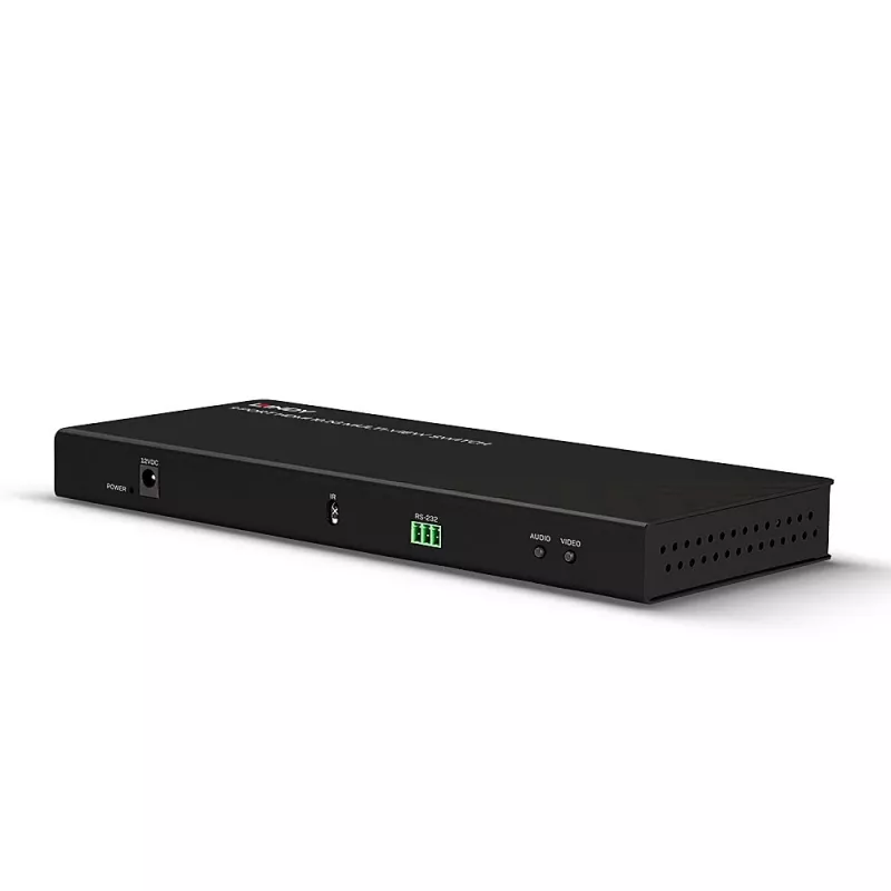 Lindy 9 portu HDMI 10.2G vairāku skatu pārslēgs, melns, 30 Hz