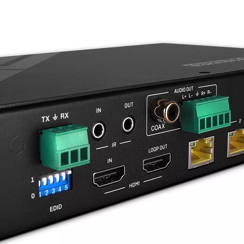 Lindy 100m Cat.6 4 portu HDMI 4K60 HDBT sadalītājs-pagarinātājs