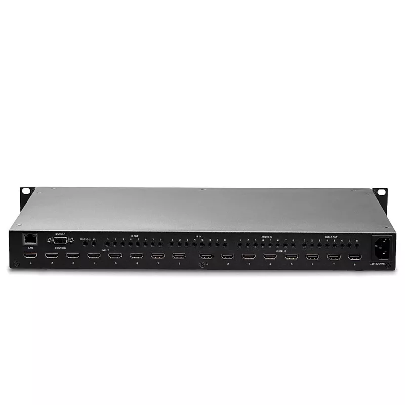 Lindy 8x8 HDMI 18G matrica ar video sienas mērogošanu