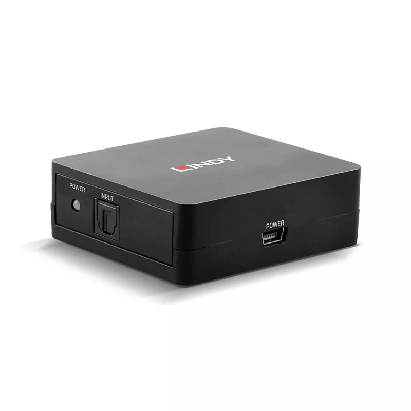 Lindy 3 pieslēgvietu optiskais (TosLink) audio sadalītājs, melns, 1x TosLink, 3x TosLink, vīrišķais, vīrišķais, CE, FCC, REACH