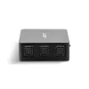 Lindy 3 pieslēgvietu optiskais (TosLink) audio sadalītājs, melns, 1x TosLink, 3x TosLink, vīrišķais, vīrišķais, CE, FCC, REACH