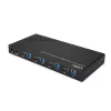 Lindy 4 portu HDMI 4K60, USB 3.0 un audio KVM slēdzis
