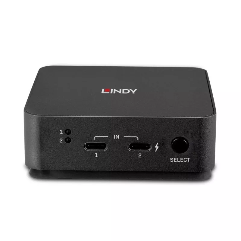 Lindy 2 portu Type-C, divu HDMI 4K60 KVM slēdzis