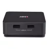 Lindy 2 portu Type-C, divu HDMI 4K60 KVM slēdzis