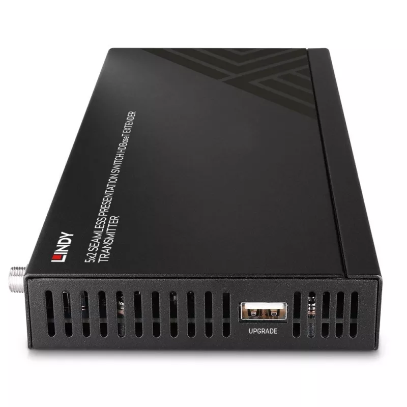 AV raidītājs Lindy 5 Portu Bezšuvju Prezentācijas Pārslēdzējs HDBaseT Paplašinātājs 3840 x 2160 pikseļi