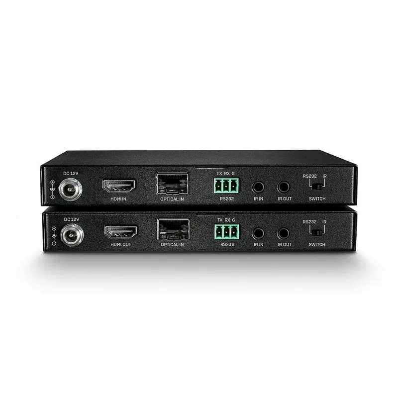 AV raidītājs un uztvērējs Lindy 300m šķiedras optikas HDMI 18G & IR pagarinātājs