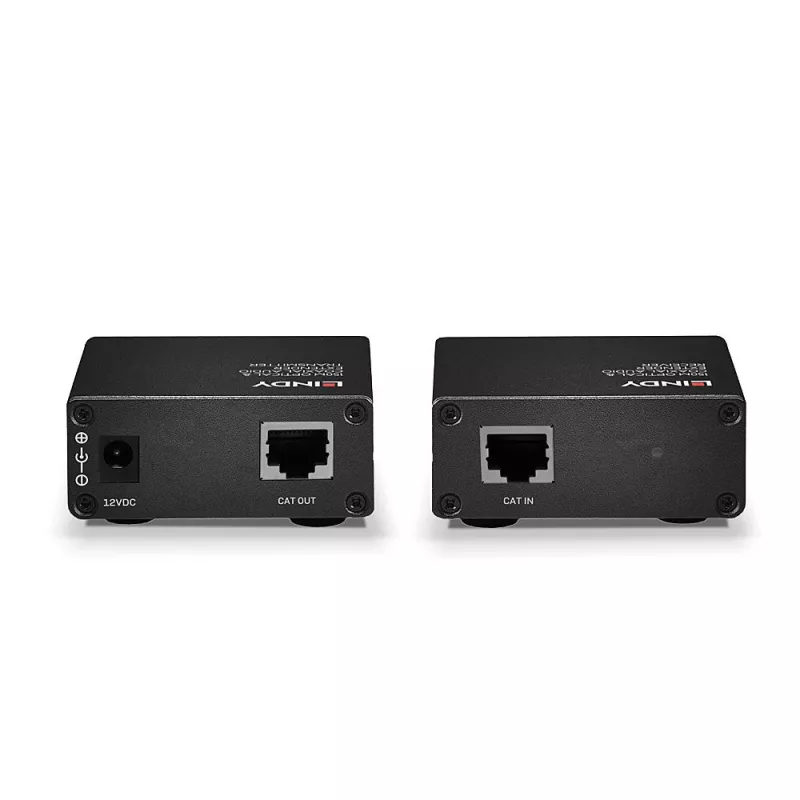 AV raidītājs un uztvērējs Lindy 150m Cat.6 TosLink un koaksiālais digitālā audio pagarinātājs