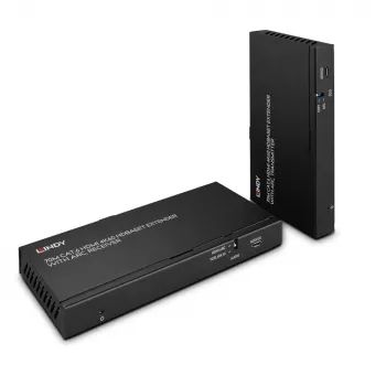 Lindy 70m Cat.6 HDMI 4K60, Audio, IR un RS-232 HDBaseT pagarinātājs ar ARC