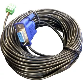 Vivolink VLCPARS232/15M seriālais kabelis Melns RS-232 Phoenix