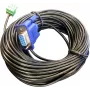 Vivolink VLCPARS232/15M seriālais kabelis Melns RS-232 Phoenix