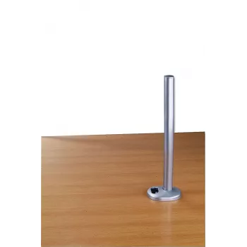 Lindy 450mm galda kabeļu pievada skavas stabs, Sudraba