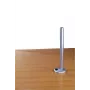 Lindy 450mm galda kabeļu pievada skavas stabs, Sudraba