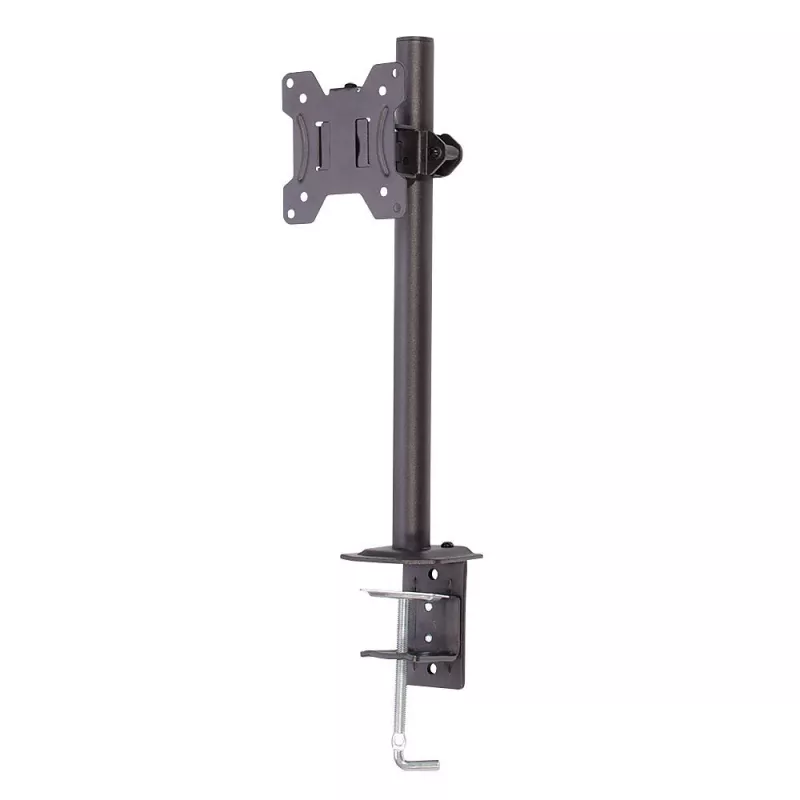 Lindy Single Display Short Bracket with Pole and Desk Clamp