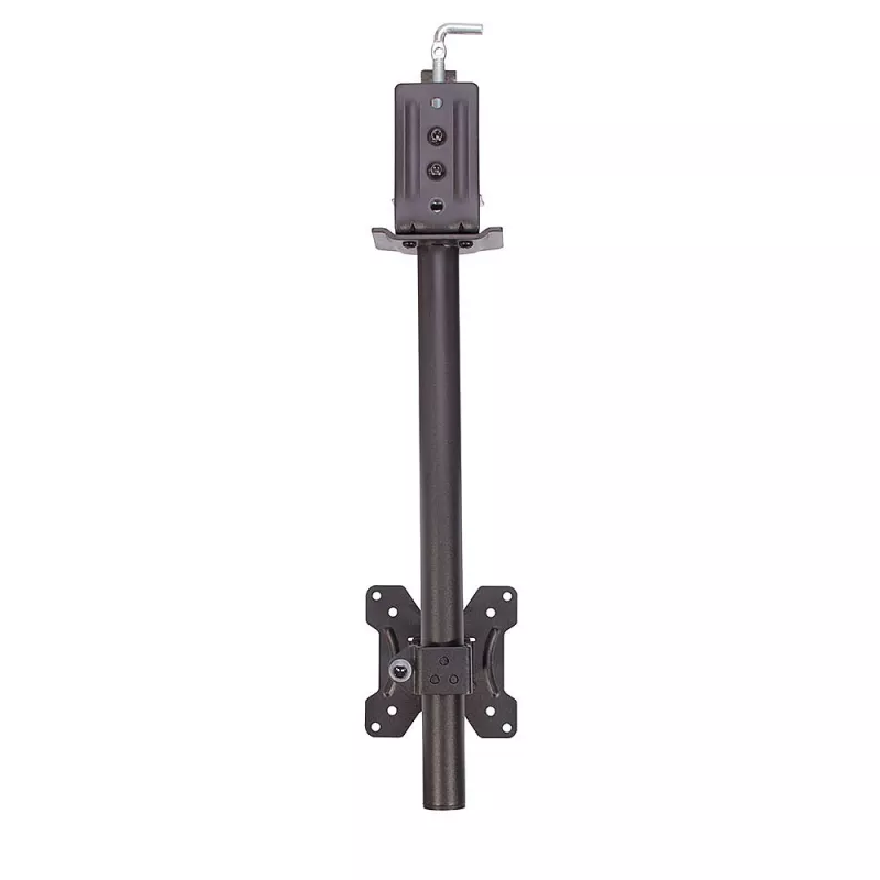 Lindy Single Display Short Bracket with Pole and Desk Clamp