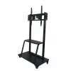 Vivolink VLFS4290 monitor mount / stand 2.54 m (100 inch) Floor Melns