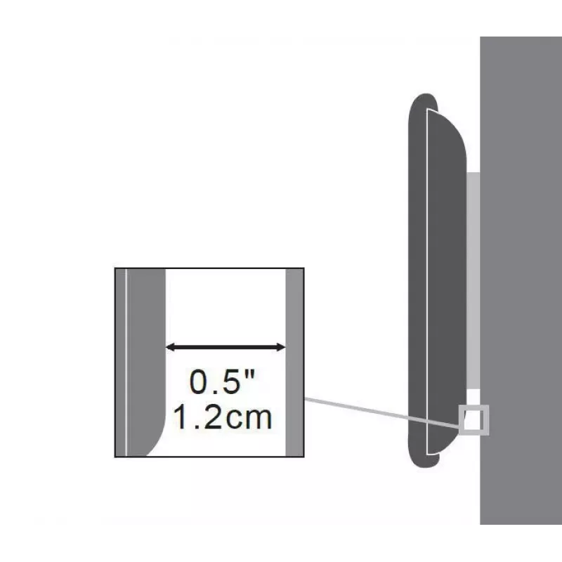 Vivolink VLMW1337 TV sienas stiprinājums 94 cm (37 collas) Melns