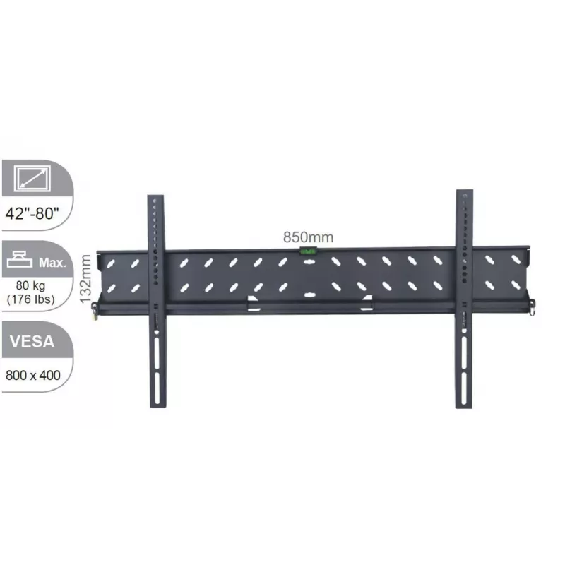 Vivolink VLMW4280 TV kronšteins/statīvs 2,03 m (80 collas) Melns