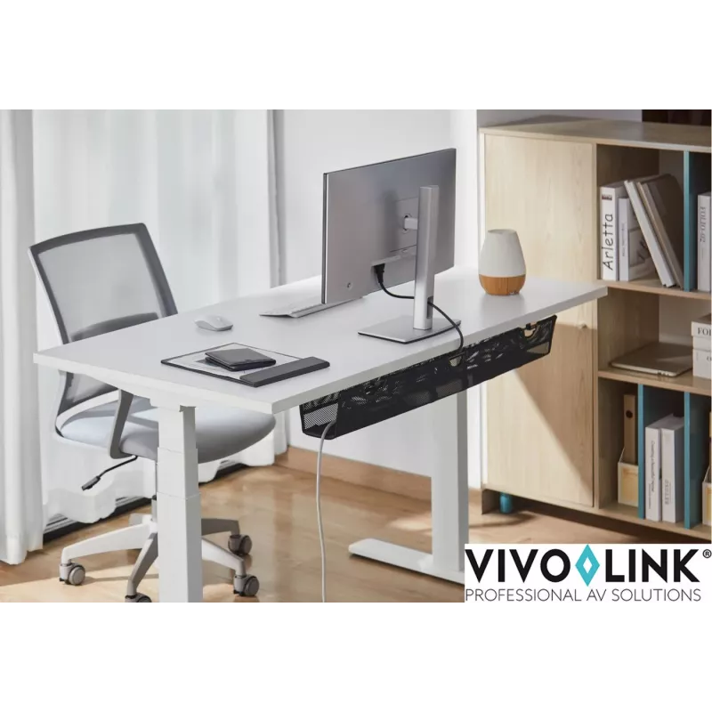Kabeļu pārvaldība Vivolink VLUDCM914 Tērauds Melns 914mm