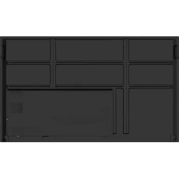 ViewSonic IFP86G1 interaktīvā tāfele 2,18 m (86 collas) 3840 x 2160 pikseļi Skārienekrāns Melns HDMI
