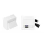 Vivolink WI221261 HDMI + USB A kontaktligzda balta 2 moduļiem