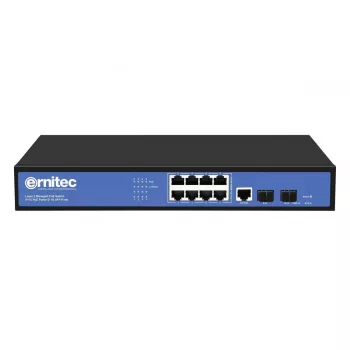 Tīkla komutators Ernitec ELECTRA-M08-1GB-150W 8 porti 1GB 150W