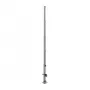 Masts OMEGA RCCTV011 — āra drošības kameru masts, 6 000 mm augstums, 30 kg ietilpība, melns metālisks