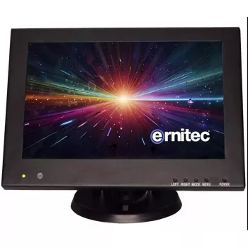 Ernitec 0070-24110-M datora monitors 25,4 cm (10 collas) 1920 x 1080 pikseļi Full HD LED melns