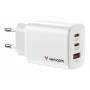 Verbatim Essentials GaN lādētājs 65W EU spraudnis Balts, Iekštelpu, Maiņstrāva, 20 V, Balts