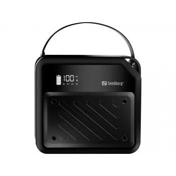 Portatīva līdzstrāvas elektrostacija SANDBERG Sandberg DC Power Station 72000 — LMFP 72 000 mAh, līdzstrāvas un USB-C ieeja, melna