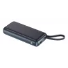 Ārējais akumulators SANDBERG All-in1 Powerbank 20000 PD 67W — 20000 mAh LiPo, 1×USB-A, 1×USB-C, 15W izeja, melns/pelēks