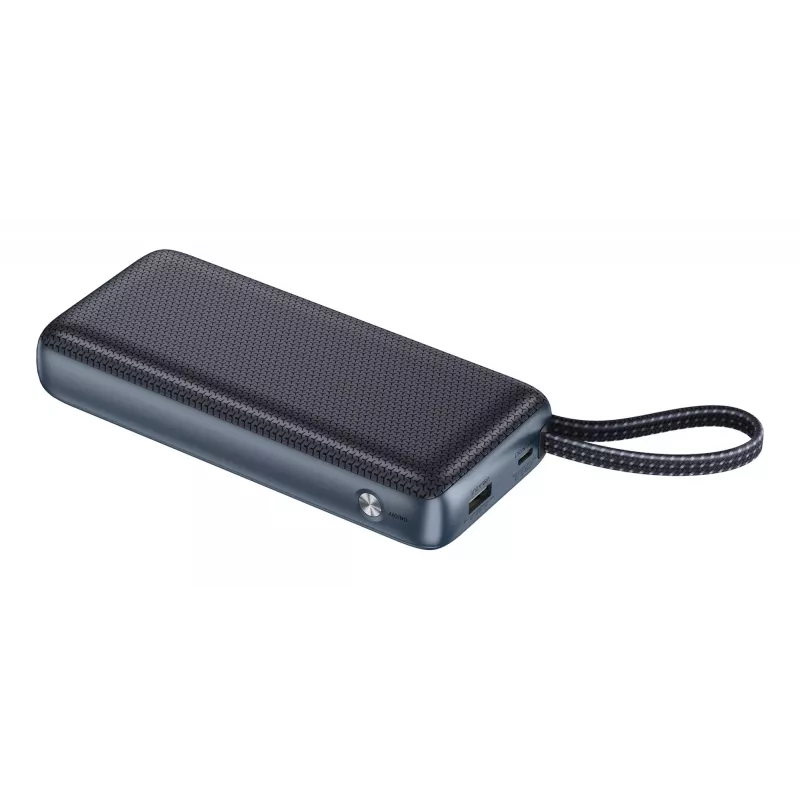 Ārējais akumulators SANDBERG All-in1 Powerbank 20000 PD 67W — 20000 mAh LiPo, 1×USB-A, 1×USB-C, 15W izeja, melns/pelēks