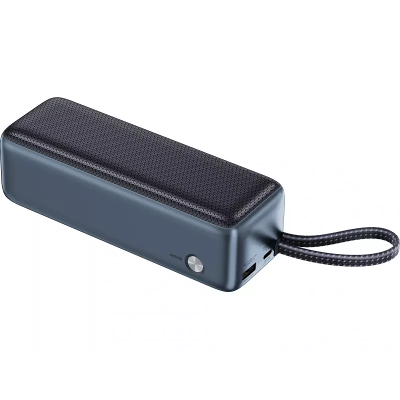Ārējais akumulators SANDBERG All-in1 Powerbank 27000 PD 240W — 27000 mAh LiPo, 240W izeja, 1× USB-A, 1× USB-C, 3.6V — melns/pelēks