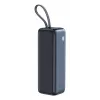 Ārējais akumulators SANDBERG All-in1 Powerbank 27000 PD 240W — 27000 mAh LiPo, 240W izeja, 1× USB-A, 1× USB-C, 3.6V — melns/pelēks