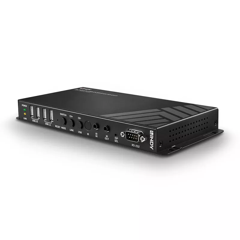 AV uztvērējs Lindy 4K HDMI & USB over IP Extender Receiver