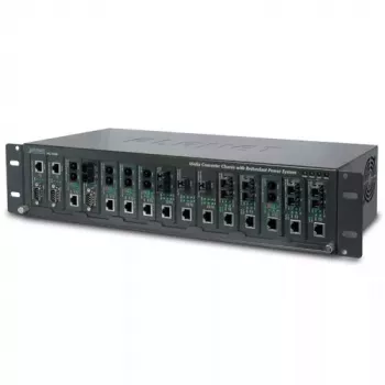 Pārveidotāja korpuss PLANET MC-1500R 15 sloti 19 collu