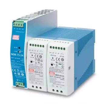Barošanas bloks PLANET PWR-40-24, 40 W, 24 V izeja, 100–240 V maiņstrāvas ieeja, pasīvā dzesēšana, LED statuss