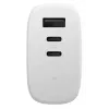 Fast GaN lādētājs Native Union Fast Gan Charger Pd 67W balta Intl 2C1A USB‑C 2 pieslēgvietas 67W AC 100–240V aizsardzība pret pārstrāvu, pārspriegumu, pārkaršanu