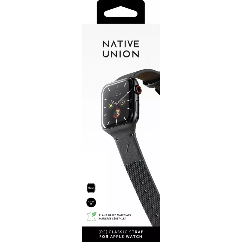 Pulksteņa siksniņa native union (Re)Classic Strap Apple Watch saderīga 42/44/45mm platums 35 mm dziļums 6 mm garums 217 mm 1 gab.