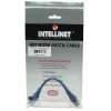 Intellinet tīkla komutācijas kabelis, Cat5e, 0,5 m, zils, CCA, U/UTP, PVC, RJ45, zeltīti kontakti, aizķeršanās novēršanas dizains, ar aizsarguzmavu, mūža garantija